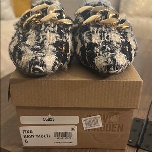 Steve Madden Blue Cozy Slippers